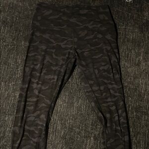Lululemon Athletica Dark Camouflage Leggings